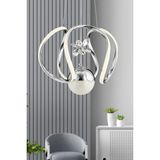 Istanbul Avize Bigiee Ledli Gümüş Lüx Beyaz Power LED Modern Avize