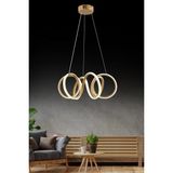 Istanbul Avize Delux Eskitme Ledli Modern LED Avize - Altın