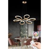 İstanbul Avize İstanbul Avize Megie Gold Kumandalı Led Üç Renk Lüx Modern Ledli Avize
