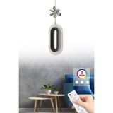 Istanbul Avize LED Alfa Tekli Siyah 3 Renk Ledli Kristal Taşlı Modern LED Avize