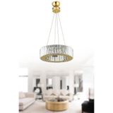İstanbul Avize Lüx Elmas 37 cm Gold Lüx Kristal Taşlı Avize