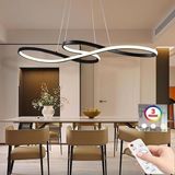 Istanbul Avize Nota Lüx LED Siyah Modern Ledli Avize - Altın