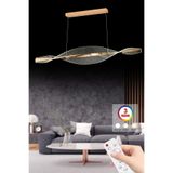 İstanbul Avize Osla Gold Yemek Masası Sarkıt 3 Renk Led Modern Kumandalı Ledli Avize
