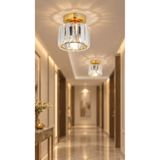 İstanbul Avize Plafonyer Gold Y-10 Kristal Taşlı Avize