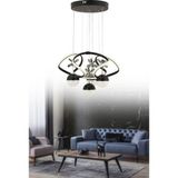 Istanbul Avize Rodin Siyah Beyaz Power Ledli LED Avize
