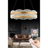 İstanbul Avize Titanic 50'lık Gold Kumandalı Lüx 3 Renk Led Modern Ledli Avize