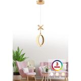 Istanbul Avize Zeus Tekli Gold 3 Renk Ledli Modern LED Avize