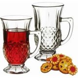 Istanbul Ayaklı Çay Bardak - Çay Bardağı 12'li - 0 - Siyah