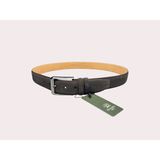 İstanbul Belt Erkek Hakiki Süet Deri Kemer – 4 CM – Gümüş Ton Tokalı, Dayanıklı, Şık & Gerçek Deriden Kemer - 105 cm - Kahverengi