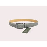 İstanbul Belt Erkek Hakiki Süet Deri Kemer – 4 CM – Gümüş Ton Tokalı, Dayanıklı, Şık & Gerçek Deriden Kemer - 120 cm - Gri