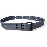 İstanbul Belt Palaska Kanvas Kemer-Metal Çift Dilli Toka-Outdoor/askeri/günlük Kullanım - 115 cm - İndigo