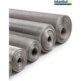 İstanbul Çit Metal Istanbul Çit Metal 304 Paslanmaz Mesh Elek Teli 100 Mesh 0,10 mm 1 x 30 M Filtre Tel