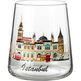Istanbul City 2'li Su Bardağı Seti - Şeffaf - 2 Adet - 420 ml