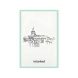 İstanbul – Dekoratif Hediye Not Kartı Ve Kartpostal | 10x15 Cm - 12