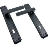 İstanbul Door Handles Lama Aynalı Kapı Kolu Mat Siyah (Oda)