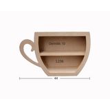 Istanbul Hobi Ahşap Fincan Raf 44x29,5cm (SOL) L236