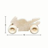 Istanbul Hobi Ahşap Oyuncak Motorsiklet 15x8cm OY101