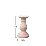 Istanbul Hobi Ahşap Şamdan 10x5,5cm ŞA59