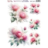 İstanbul Hobi Koyu Zemin Sulu Transfer Kağıdı 25X35CM KST-219 - Karışık