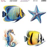 İstanbul Hobi Kumaş Transfer Kağıdı 20X20CM KT-131 - Karışık