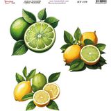 İstanbul Hobi Kumaş Transfer Kağıdı 20X20CM KT-159 - Karışık