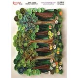 Istanbul Hobi Pirinç Dekopaj Kağıdı 30x42cm PT-3072 Ağaç Quilling