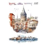 İstanbul Hobi Sulu Transfer Kağıdı 25x35cm ST-1583