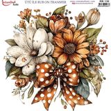 İstanbul Hobi Ütü ile Rub On Transfer Kağıdı 30X30CM RB-130 - Çok Renkli