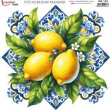 İstanbul Hobi Ütü ile Rub On Transfer Kağıdı 30X30CM RB-133 - Çok Renkli