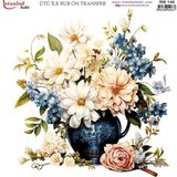 İstanbul Hobi Ütü ile Rub On Transfer Kağıdı 30X30CM RB-140 - Çok Renkli