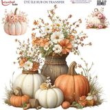 İstanbul Hobi Ütü ile Rub On Transfer Kağıdı 30X30CM RB-318 - Çok Renkli