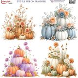 İstanbul Hobi Ütü ile Rub On Transfer Kağıdı 30X30CM RB-320 - Karışık