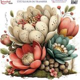 İstanbul Hobi Ütü ile Rub On Transfer Kağıdı 30X30CM RB-332 - Çok Renkli