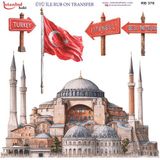 Istanbul Hobi Ütü ile Rub On Transfer Kağıdı 30x30cm RB-378