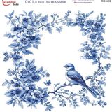İstanbul Hobi Ütü ile Rub On Transfer Kağıdı 30X30CM RB-409 - Çok Renkli