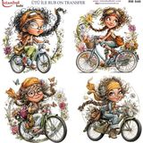 İstanbul Hobi Ütü ile Rub On Transfer Kağıdı 30X30CM RB-548 - Karışık