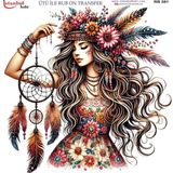 İstanbul Hobi Ütü ile Rub On Transfer Kağıdı 30X30CM RB-581 - Karışık