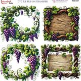 İstanbul Hobi Ütü ile Rub On Transfer Kağıdı 30X30CM RB-657 - Karışık
