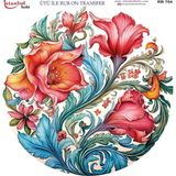 İstanbul Hobi Ütü ile Rub On Transfer Kağıdı 30X30CM RB-704 - Karışık