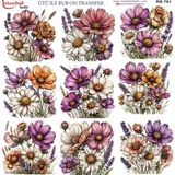 İstanbul Hobi Ütü ile Rub On Transfer Kağıdı 30X30CM RB-791 - Karışık