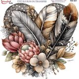 İstanbul Hobi Ütü ile Rub On Transfer Kağıdı 30X30CM RB-801 - Karışık