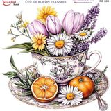 İstanbul Hobi Ütü ile Rub On Transfer Kağıdı 30X30CM RB-826 - Karışık