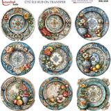 İstanbul Hobi Ütü ile Rub On Transfer Kağıdı 30X30CM RB-858 - Karışık