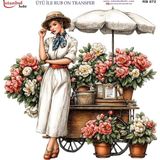 İstanbul Hobi Ütü ile Rub On Transfer Kağıdı 30X30CM RB-872 - Karışık
