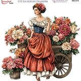 İstanbul Hobi Ütü ile Rub On Transfer Kağıdı 30X30CM RB-874 - Karışık