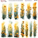 İstanbul Hobi Ütü ile Rub On Transfer Kağıdı 30X30CM RB-926 - Karışık