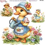 İstanbul Hobi Ütü ile Rub On Transfer Kağıdı 30X30CM RB-955 - Karışık