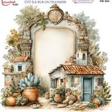 İstanbul Hobi Ütü ile Rub On Transfer Kağıdı 30X30CM RB-962 - Karışık