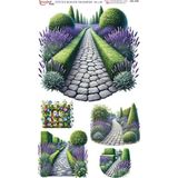 İstanbul Hobi Ütü Ile Rub On Transfer Kağıdı 30X50CM CK379 - - - Karışık