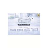 İstanbul Horeca 1/6 Gn Şeffaf Polikarbon Gastronom Küvet 17X16 Cm 15 Cm Derinlik